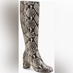 ‼️RARE‼️🎸STUART WEITZMAN🎸🔥NWT🔥Celina Zip Boot in Natural—8